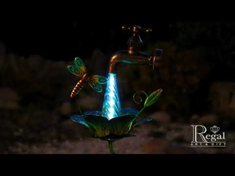 12488 Waterdrop Solar Stake - Dragonfly
