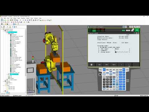 008 FANUC Multi-Robot Programming: Part 4 - Zone Logic & Blinking Lights (No WAIT)