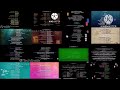 All 16 Animated Movies In 2001 2022 End Credits At Once In Fast Version
