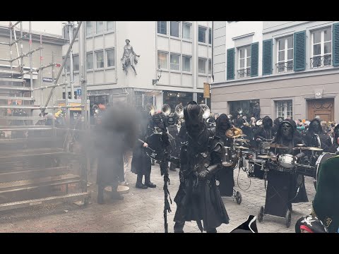 Musegg Geischter Lozärn - Fasnacht 2025 - Einmarsch Mühlenplatz