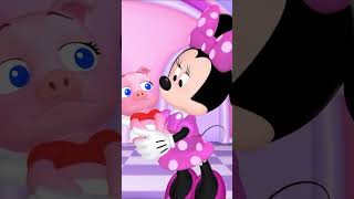Minnie Mouse sings a sweet lullaby to baby Oinky 🐷💤 | Minnie's Bow-Toons | Disney Jr