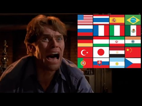 "Tell Me HOW!?" in 21 Different Languages | Green Goblin | Willem Dafoe "First we attack his HEART!"