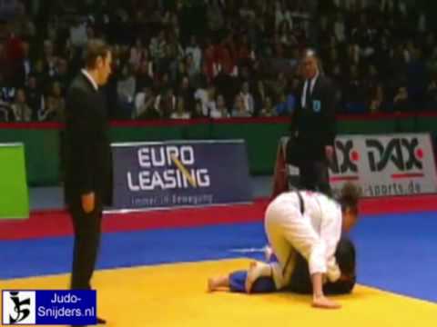 Judo 2009 Hamburg: Nakawaza (JPN)  Lebrun (FRA) [-78kg].