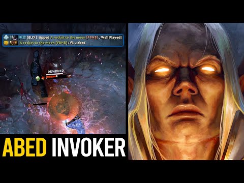 THERE IS NO CHANCE FOR DIRE TEAM TO RUN AWAY FROM ABED INVOKER | Dota 2 Invoker