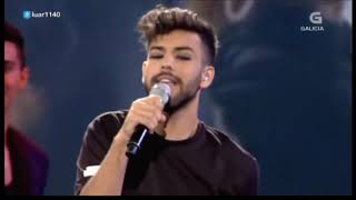 Agoney canta Quizás en Luar (Television de Galicia) 21-9-18