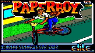 [Amstrad CPC] Paperboy - Longplay