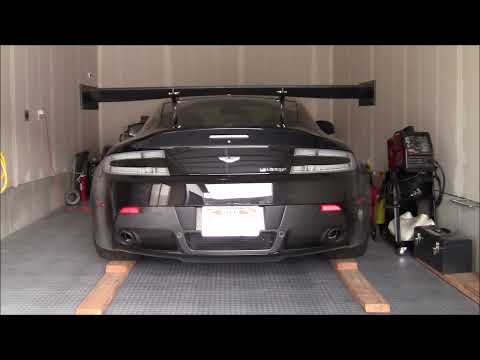V12 Vantage Racing Exhaust - Cold Start, Track Clips