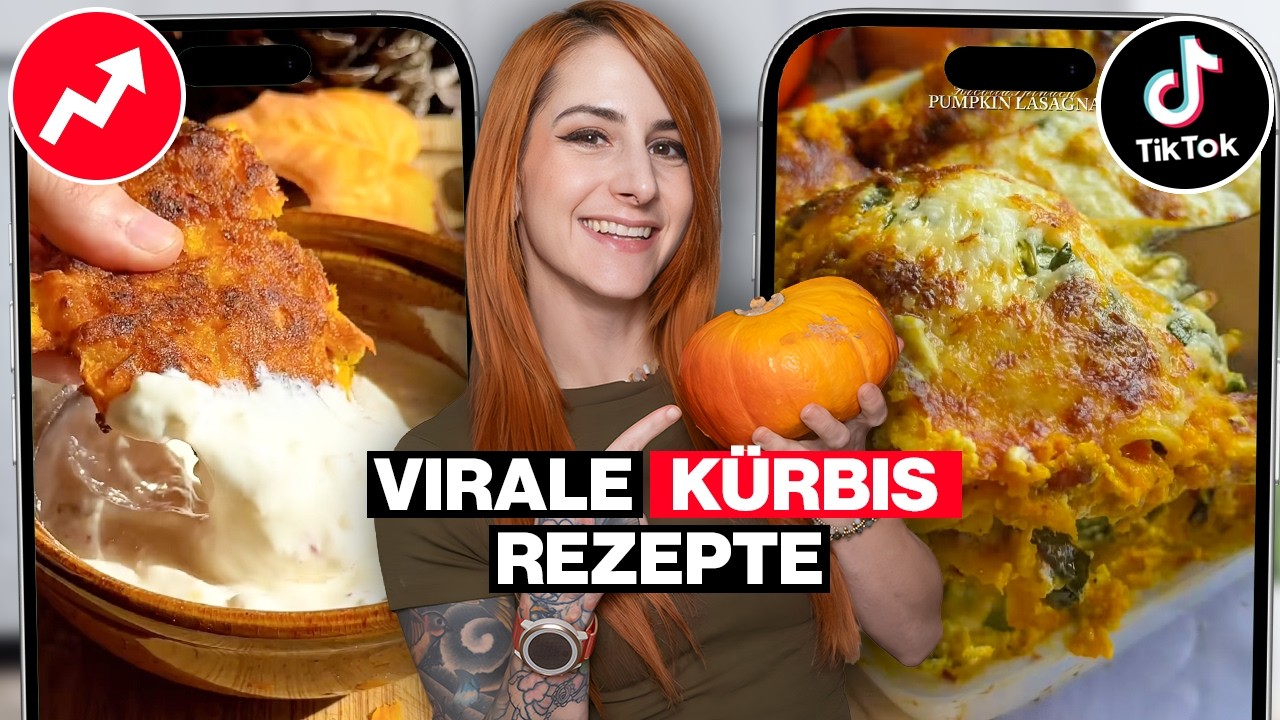 Ich teste virale KÜRBIS Rezepte von TikTok & Instagram