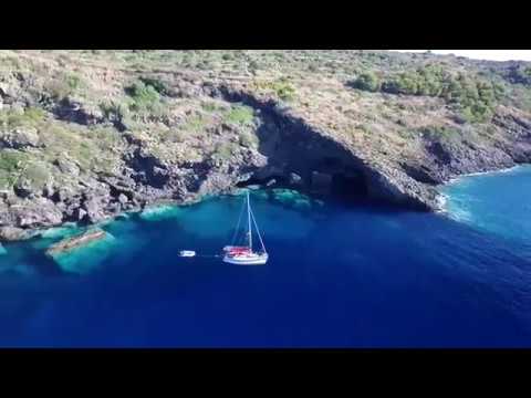 Ankerplatz Ustica im August