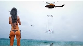 HELICOPTER TRAMPOLINE!!