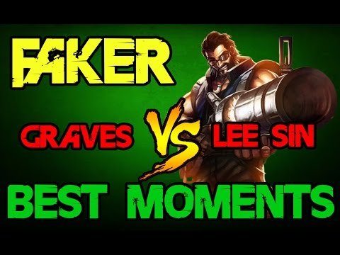 SKT T1 Faker as Graves vs Lee Sin | BEST MOMENTS