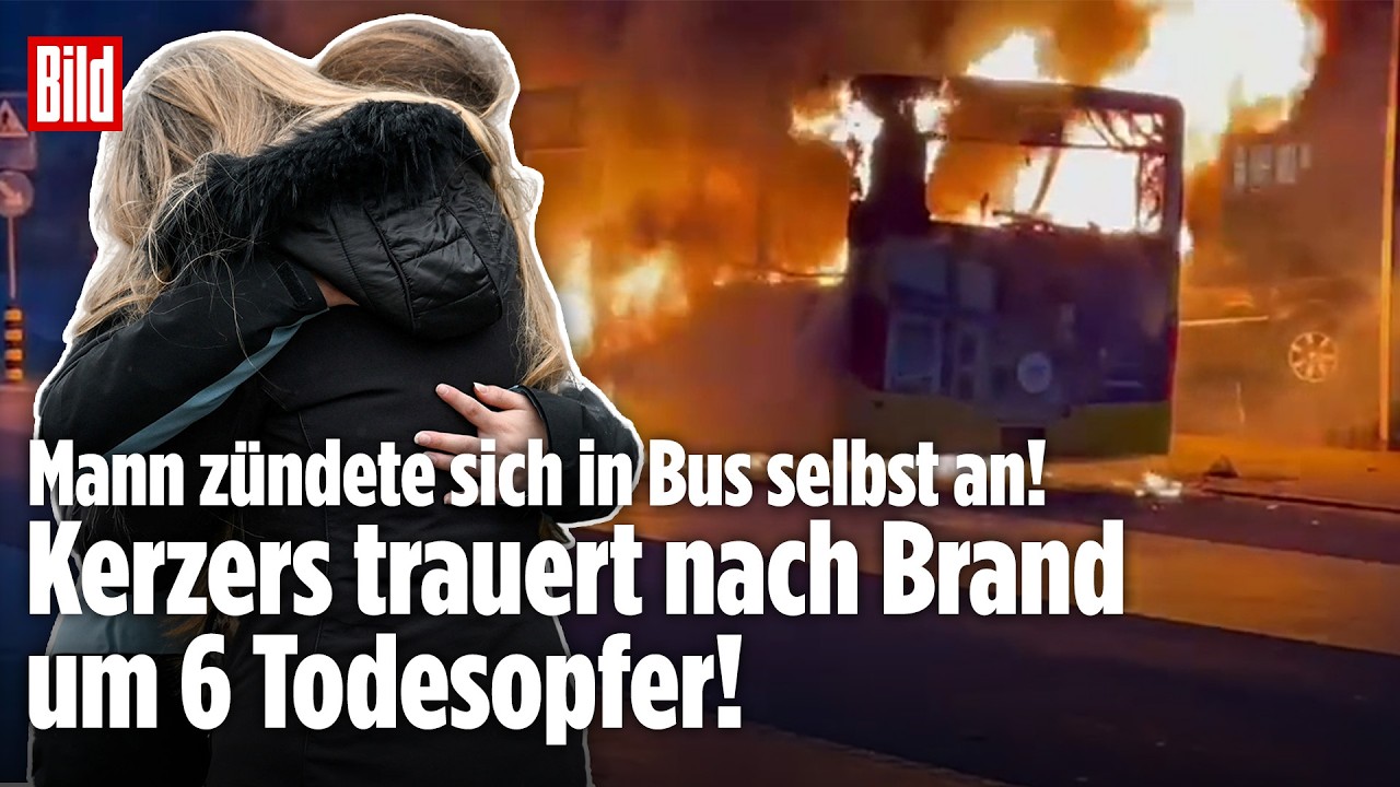BUSINFERNO IN KERZERS: Trauerfeier nach tödlicher Brand-Tragödie in der Schweiz!