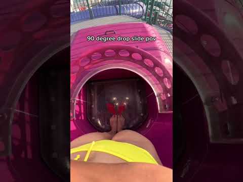90 Degree Drop Slide on the MSC World Europa