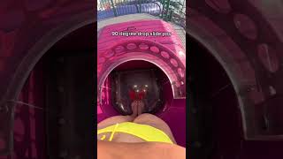 90 Degree Drop Slide on the MSC World Europa