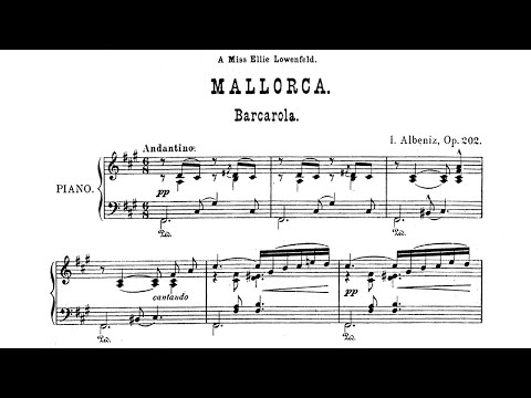 Albéniz: Mallorca, Op 202 - Alicia de Larrocha, 1962 - Turnabout TV 34775