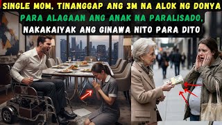 Download lagu SINGLE MOM, TINANGGAP ANG 3M NA ALOK NG DONYA PARA ALAGAAN ANG ANAK NA PARALISADO, NAKAKAIYAK ANG  mp3