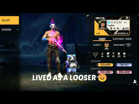 But I Will Die As A LEGEND 👽 || ITZ Arun FF