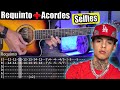 Selfies - Natanael Cano - Tutorial Guitarra | Requinto + Acordes | TABS