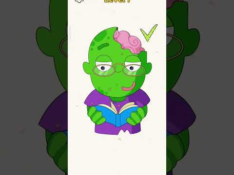 DOP 4 - Draw One Part - Zombie 💀👻👿 - Level 7 #shorts #dop4 #games #dopgameplay #video