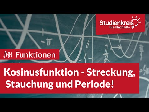Kosinusfunktion - Streckung, Stauchung und Periode! | Mathe verstehen mit dem Studienkreis
