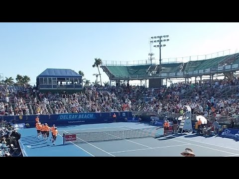 1st Live Stream: Delray Beach Open ATP World Tour Final - Frances Tiafoe vs Peter Gojowczyk