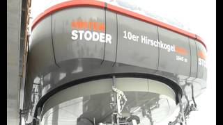 preview picture of video 'Eröffnung der neuen 10er Kabinenbahn Hirschkogel in Hinterstoder'