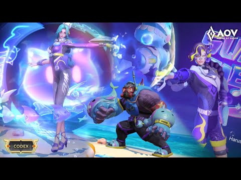AOV New Skin Codex Xeniel Thorne, Veres, Skud | Summer Bash Valor Pass 2023 - Arena of Valor