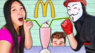 I OPENED a McDONALD'S at My HOUSE! Hacker Blind Date at Home and How to Make Funny Food Hacks!