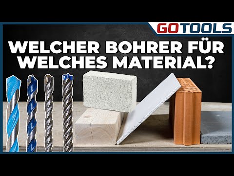 Gotools klärt auf! Welcher Bohrer für welches Material!? Die Experten helfen