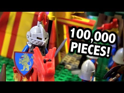 Amazing LEGO Castle with Full Interior (UPDATED VERSION)