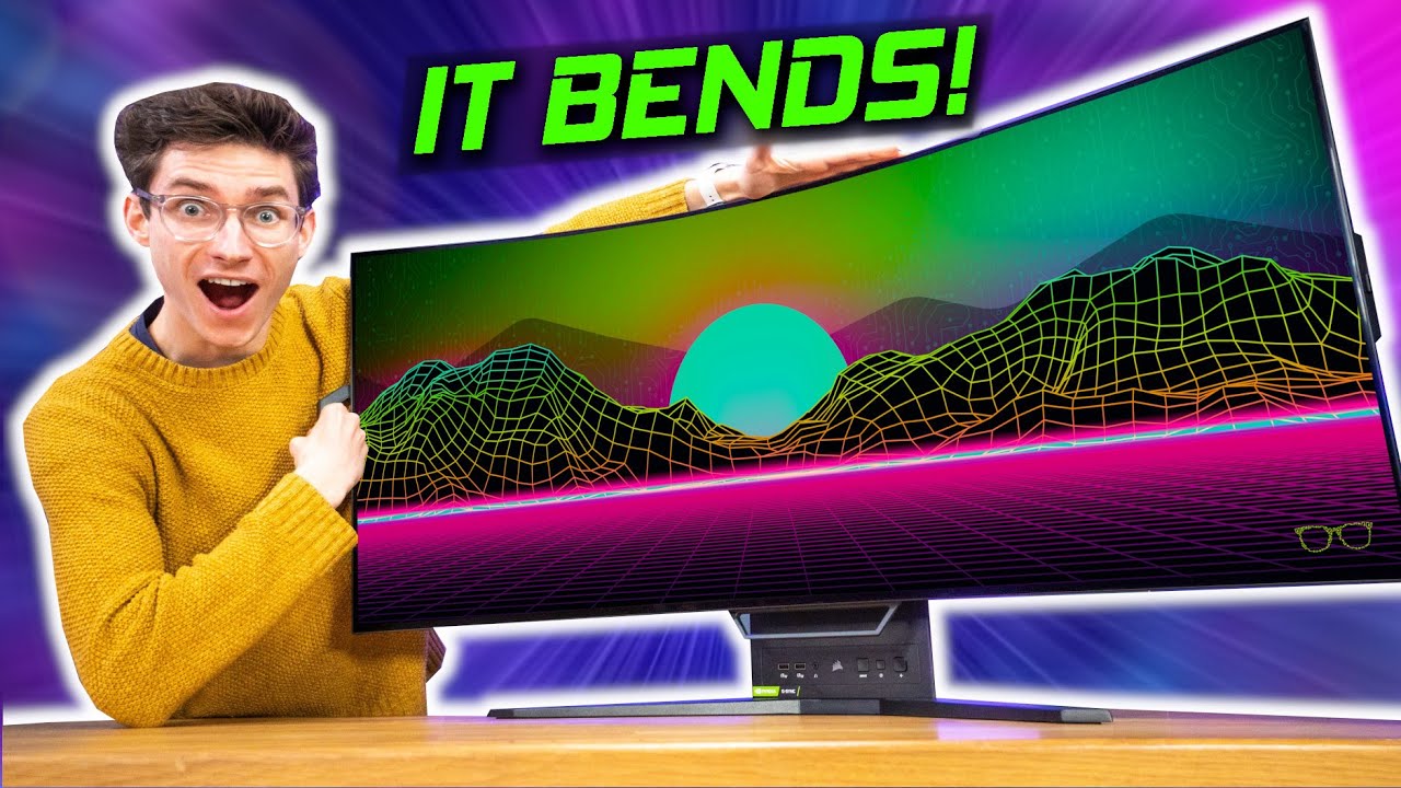The 240Hz BENDABLE OLED Gaming Monitor! 😍 | Corsair Xeneon Flex Review!
