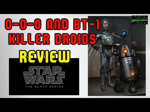 Star Wars The Black Series Droids Triple Zero 0-0-0 and BT-1 6 inch Action Figure Unboxed Review