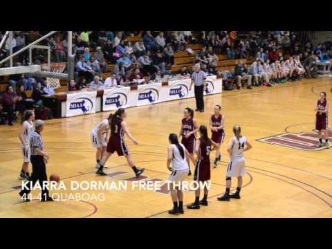 No. 5 Quaboag girls basketball uses key 8-0 run to top No. 1 Ware in WMass D-IV semifinals