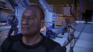 Mass Effect legendary edition - Captain Anderson being badass