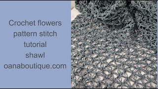 Crochet Flowers Stitch lacy and delicate