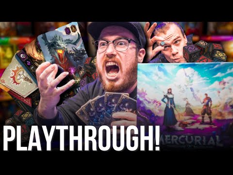 Mercurial Full Boardgame Playthrough! Converting Resources and Firing off Spell!