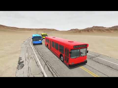 Impossible Weird Wave Rail Tracks Vs Trains Crossing BUT REVERSED  BeamNG Drive