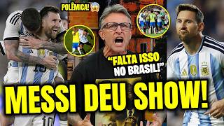 🚨 NETO EXALTA A ARGENTINA DO MESSI E DETONA A SELEÇÃO BRASILEIRA