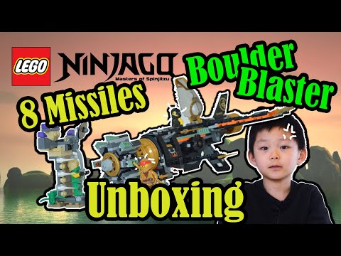 Boulder Blaster 71736 Lego Unboxing | Lego 2021 Ninjago Legecy | Season 4 Cole's boulder blaster