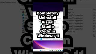 How to Completely Uninstall Visual Studio Code in Windows 11 PC or Laptop