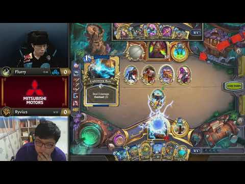 《爐石戰記》亞太區大師職業賽 - 第五周第二天 | Flurry vs Ryvius