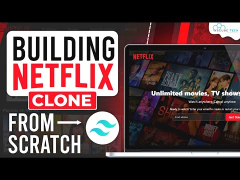 Creating Your Own Netflix Website Clone using Tailwind CSS in 2 Hours | Tailwind CSS Project FREE