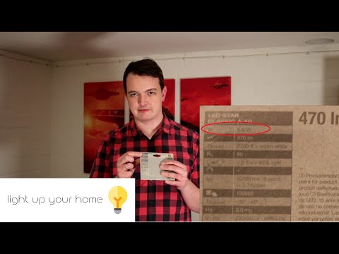 Watt, Lumen und Lux   Was bedeuten die Angaben auf einem Leuchtmittel Teil 1