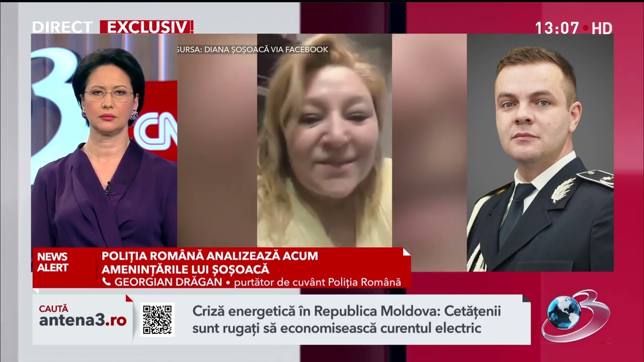 Poliția s-a autosesizat după amenințările Dianei Șoșoacă