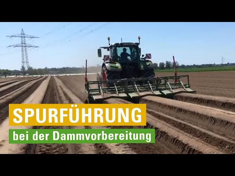 Spurführung bei der Dammvorbereitung | ZG Raiffeisen Technik