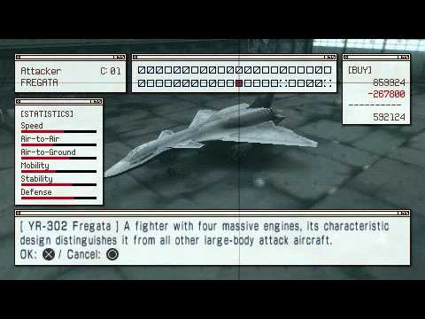Ace Combat X2 Joint Assault - Plane List