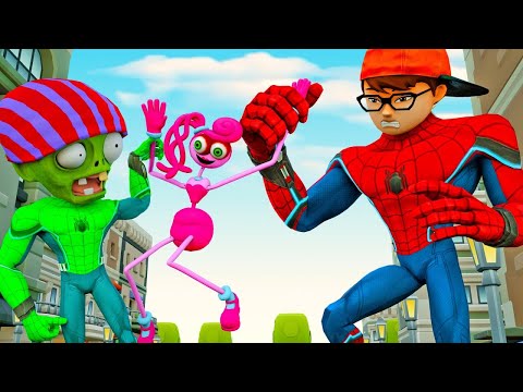 Scary teacher Nick Love Tani 3D animation - Spider-Nick vs Spider-Zombie War