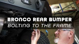 Bronco 6G Metal-tech 4x4, Aces High Rear Bumper, Install Video (#6 Bol