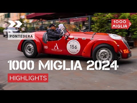 1000 Miglia 2024 - Passaggio da Pontedera - Highlights