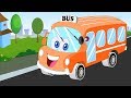 Wheels On The Bus Go Round And Round Nursery Rhymes